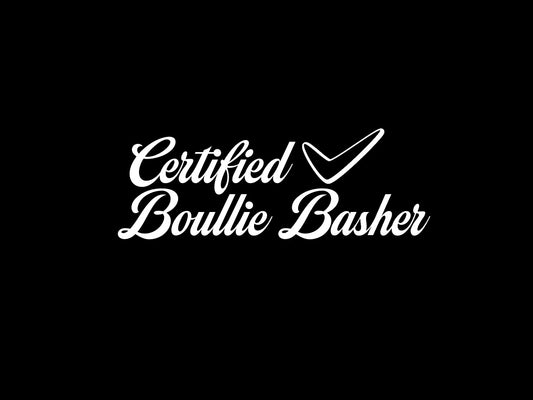 Certified Boullie Basher Vinyl Sticker